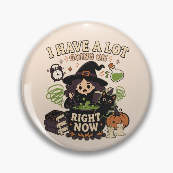 Item preview, Funny Introvert Halloween Witch in a Overwhelmed Busy Night designed and sold by ALCOSHIRTS OFFICIAL.