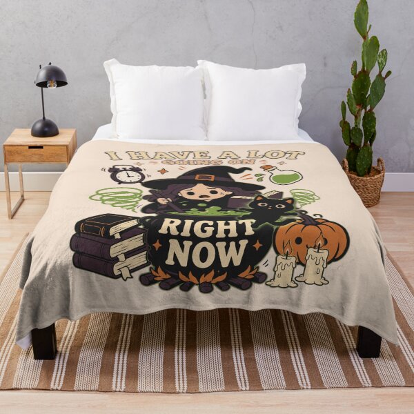Item preview, Funny Introvert Halloween Witch in a Overwhelmed Busy Night designed and sold by ALCOSHIRTS OFFICIAL.