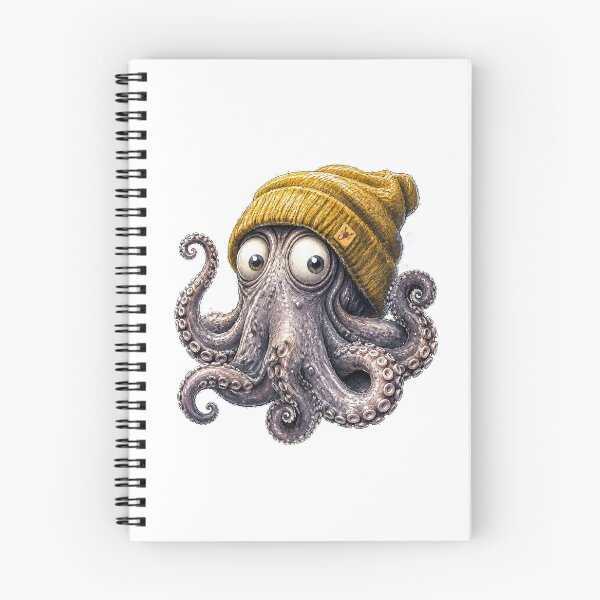 Item preview, Winter Octopus Beanie Hat Cute Ocean Creature Humor designed and sold by Wilcox PhotoArt.