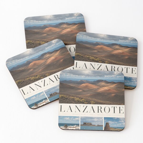 Artikelvorschau, Lanzarote – Bezaubernde Inselansichten mit auffälligem „Lanzarote“-Schriftzug entworfen und verkauft von MetaModel Editions.