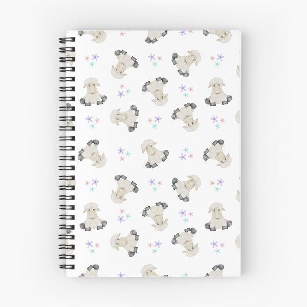 Item preview, Watercolour Sheep Flowers Cute Nursery Kids Room Pattern designed and sold by PatternUnique.