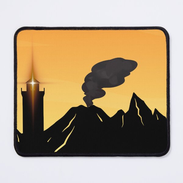 Item preview, Visit Mordor Vintage Travel Poster Funny Fantasy Trekking designed and sold by Mircea786.