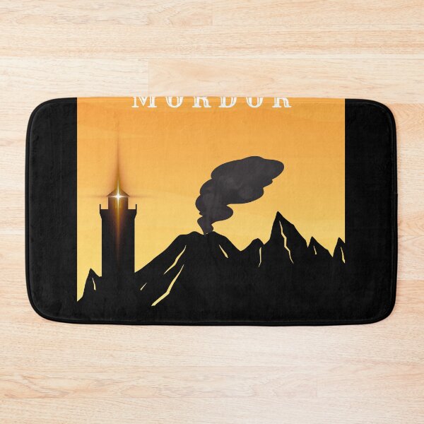 Item preview, Visit Mordor Vintage Travel Poster Funny Fantasy Trekking designed and sold by Mircea786.