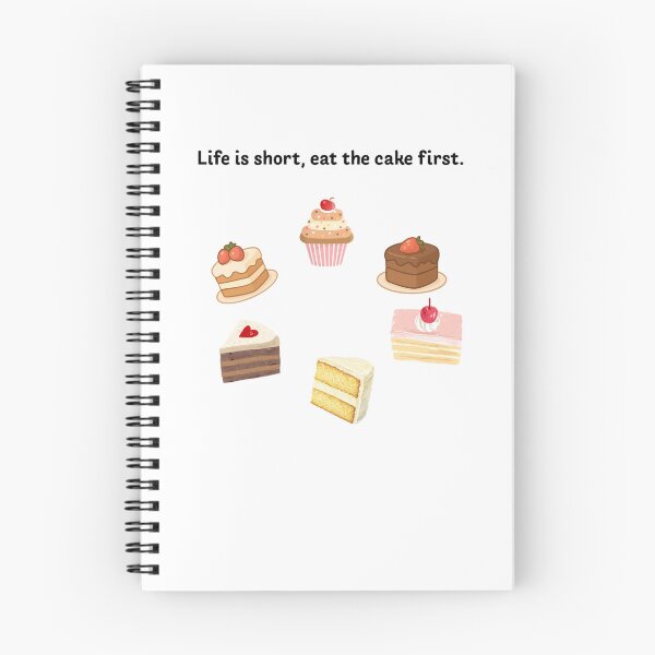 Item preview, Life is short, eat the cake first designed and sold by Apinnshop.