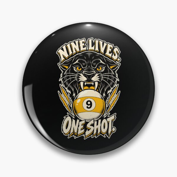 Item preview, 9 Ball – Nine Lives, One Shot designed and sold by diego75bcn.