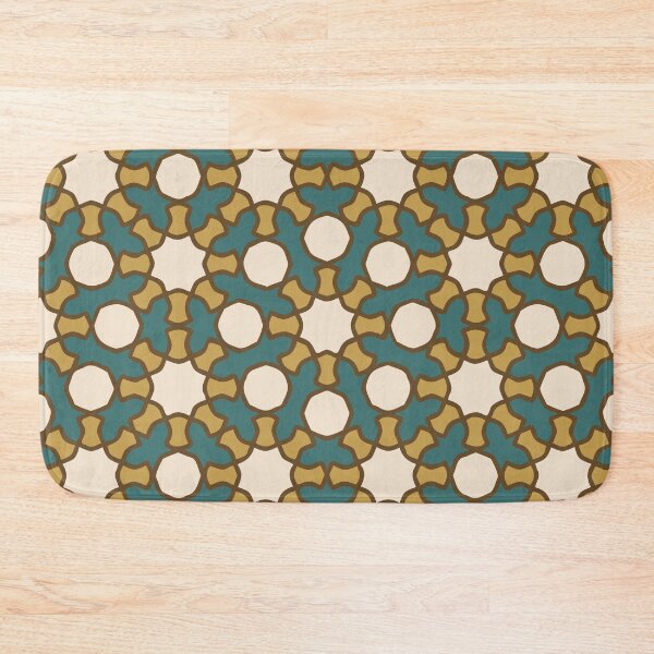 Item preview, Arabesque Bloom Pattern | Emerald blue designed and sold by Petternoholic.