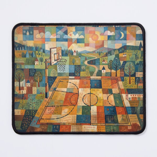 Item preview, Rural Country Basketball Court Abstract Art designed and sold by Home Decor Art.