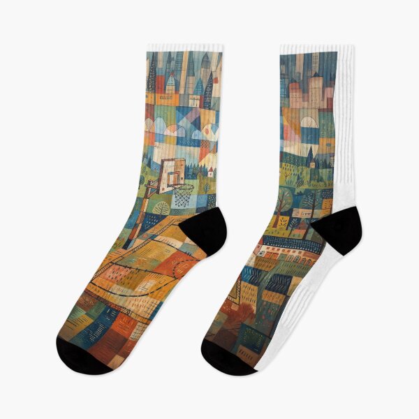 Item preview, Rural Country Basketball Court Abstract Art designed and sold by Home Decor Art.
