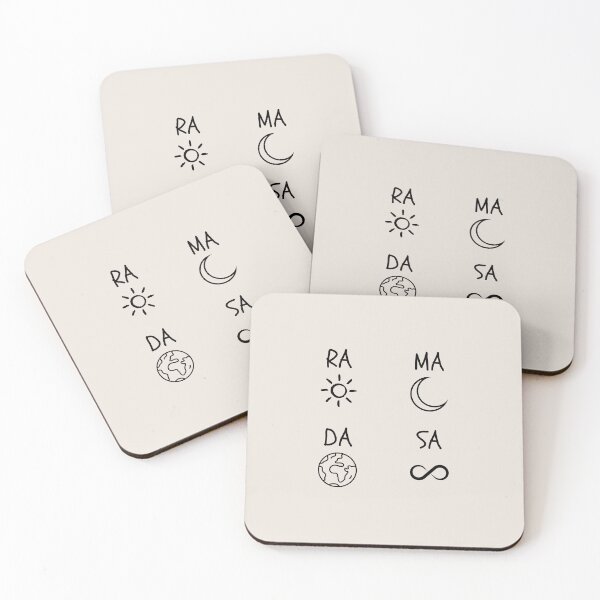 Item preview, Ra Ma Da Sa Healing Mantra Symbols designed and sold by GemsAnatomy.