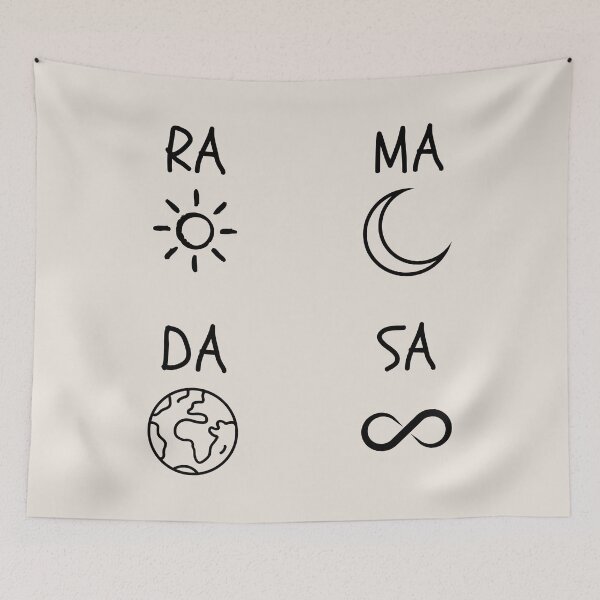 Item preview, Ra Ma Da Sa Healing Mantra Symbols designed and sold by GemsAnatomy.