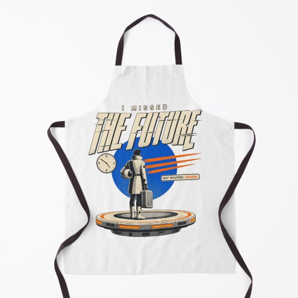 Item preview, I Missed the Future Retro Sci-Fi Time Travel Humor designed and sold by Trendy-Artistry.