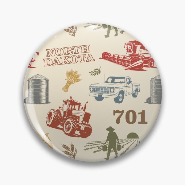 Item preview, Tractor Farming North Dakota designed and sold by Pretty Things Online.