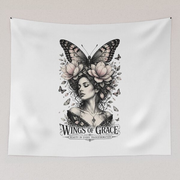 Item preview, Wings Of Grace Butterfly Female designed and sold by InkDriveStudio.