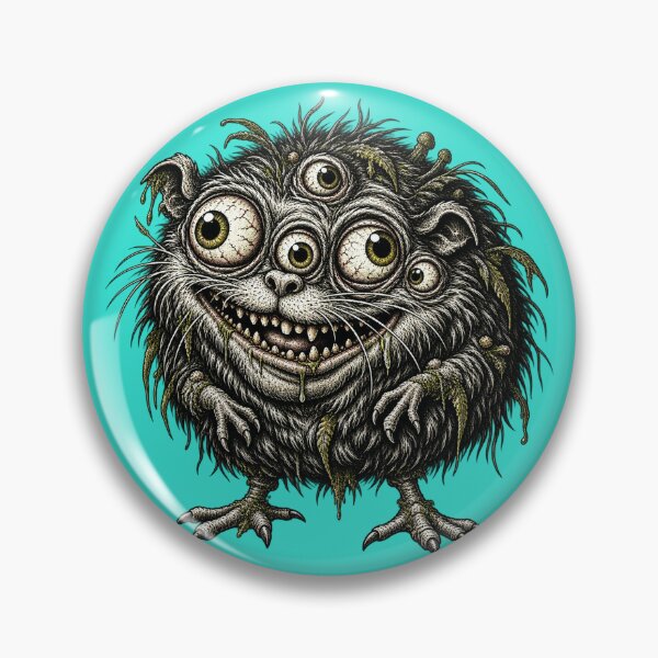 Item preview, Creepy Multi-Eyed Monster – Dark Fantasy Furry Creature designed and sold by SVox.