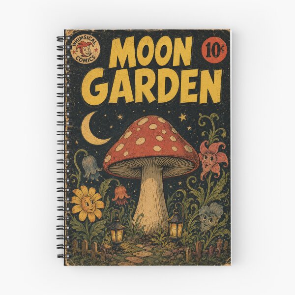 Item preview, Whimsycore Moonlit Mushroom Garden designed and sold by bapupa.