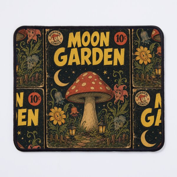 Item preview, Whimsycore Moonlit Mushroom Garden designed and sold by bapupa.