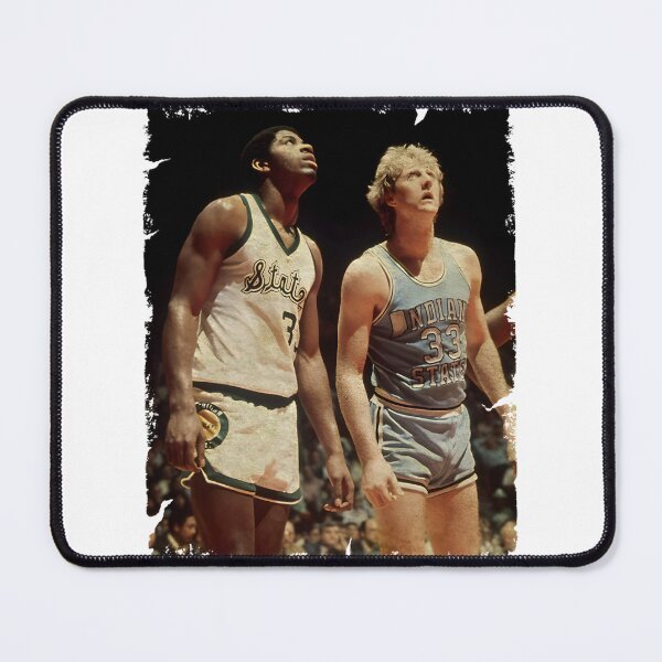 Item preview, Magic Johnson vs Larry Bird Basketball Legends Face Off Artwork designed and sold by tigercities.