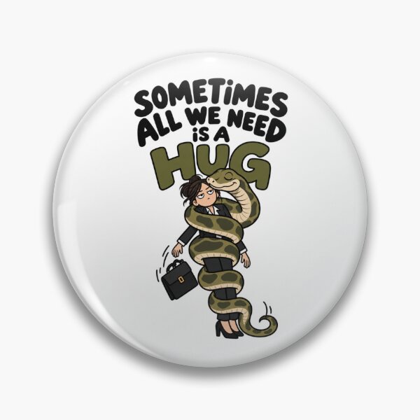 Item preview, Sometimes All We Need Is A Hug Snake Office Humor designed and sold by GibasVisuals.
