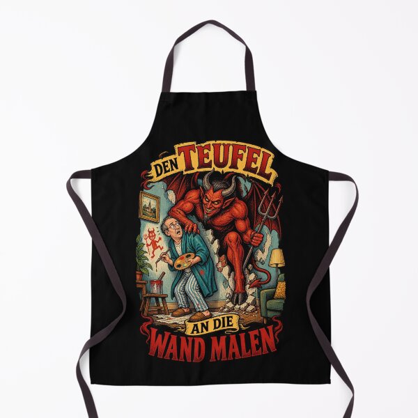Item preview, "To paint the devil on the wall" idiom (funny vintage comic) designed and sold by SVox.