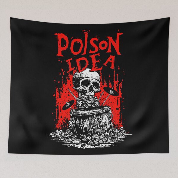Item preview, Poison Idea - Skull Drums designed and sold by Limn From Limb.