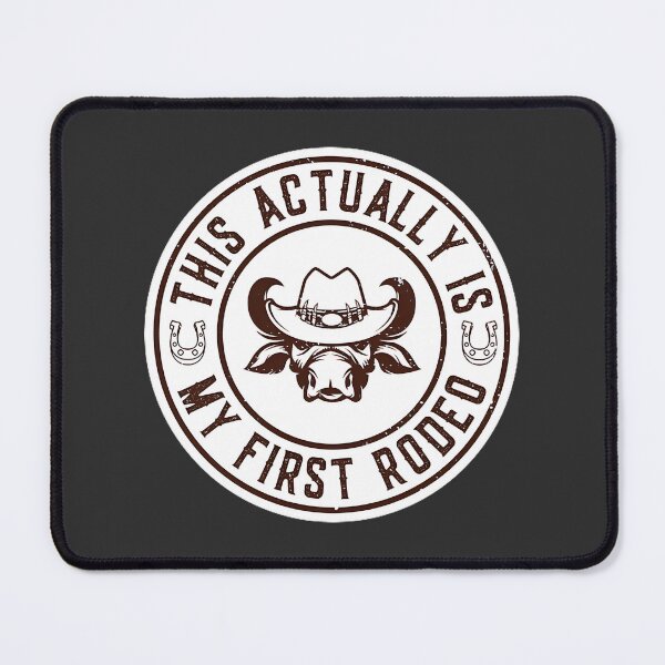 Item preview, This Actually Is My First Rodeo Vintage Cowboy and Cowgirl Horse Design designed and sold by AKIBAJARA.