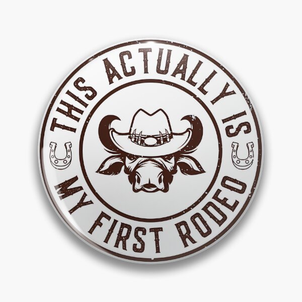 Item preview, This Actually Is My First Rodeo Vintage Cowboy and Cowgirl Horse Design designed and sold by AKIBAJARA.