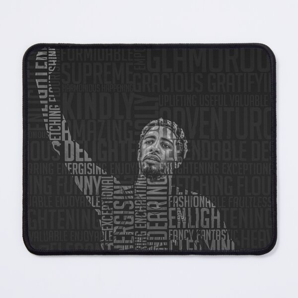 Item preview, Tyrese Haliburton - Black and White Word Cloud Basketball Wall Art designed and sold by Shopunte.