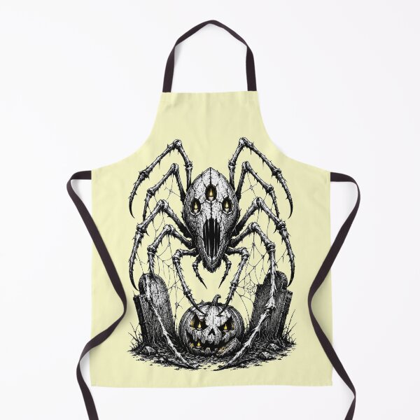 Item preview, Cemetery Spider Creepy Bone Arachnid Jack O Lantern Art designed and sold by SVox.