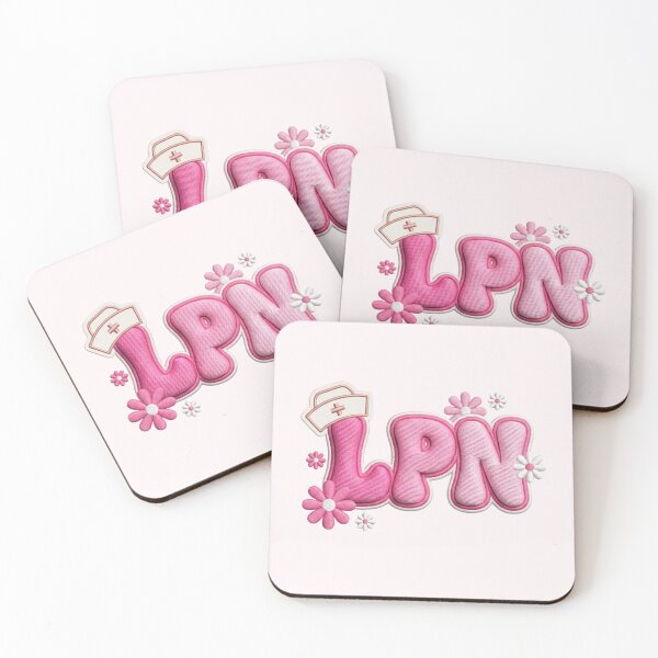 Item preview, LPN Pink Standard 2026 | Y2K Aesthetic Practical Nurse | Puffy Self-Care Patch designed and sold by The Niche Lab.