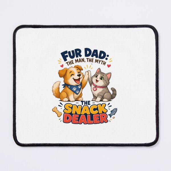 Item preview, Fur Dad The Man The Myth Snack Dealer Dog Cat designed and sold by Dmo3HarkoArt.