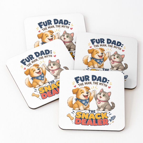 Item preview, Fur Dad The Man The Myth Snack Dealer Dog Cat designed and sold by Dmo3HarkoArt.
