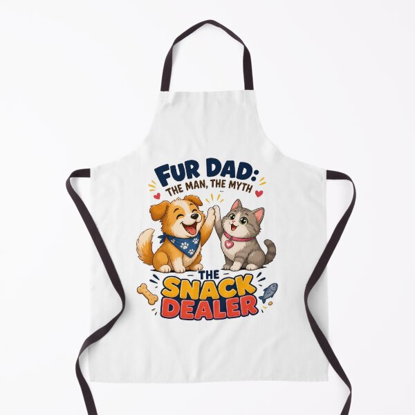 Item preview, Fur Dad The Man The Myth Snack Dealer Dog Cat designed and sold by Dmo3HarkoArt.