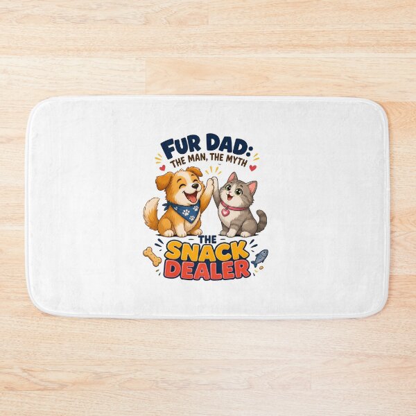 Item preview, Fur Dad The Man The Myth Snack Dealer Dog Cat designed and sold by Dmo3HarkoArt.
