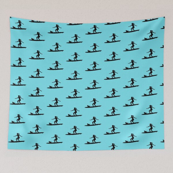 Item preview, Surfer Girl with her Cat designed and sold by Mick G Designs.