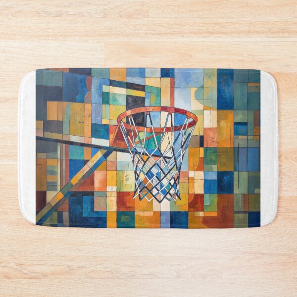 Item preview, Abstract Basketball Hoop And Net designed and sold by Home Decor Art.