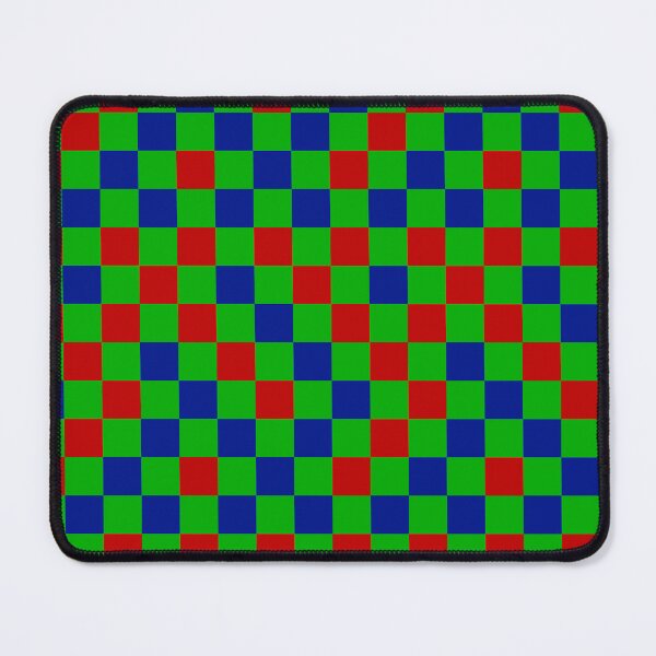 Item preview, Red Blue and Green Checkered Pattern Design   designed and sold by PatternTitan.