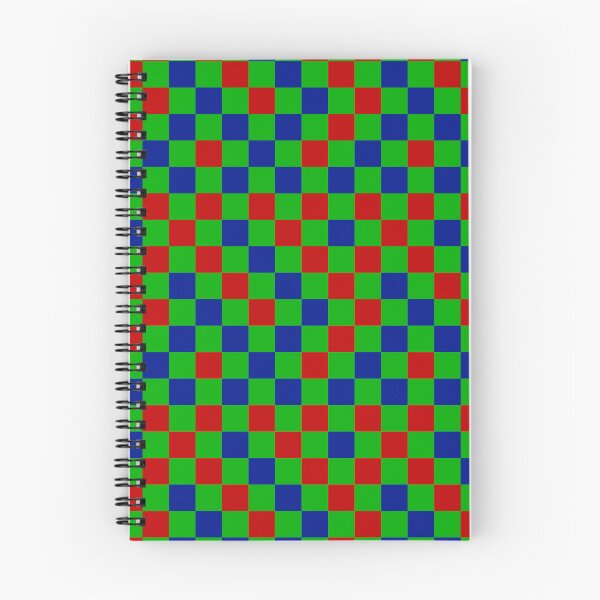 Item preview, Red Blue and Green Checkered Pattern Design   designed and sold by PatternTitan.