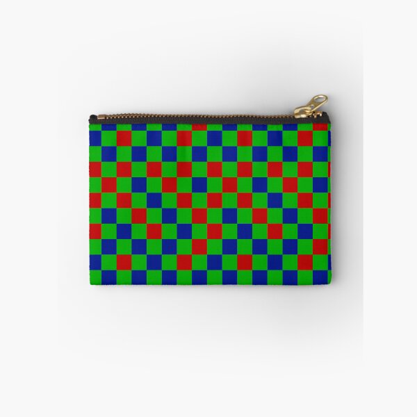 Item preview, Red Blue and Green Checkered Pattern Design   designed and sold by PatternTitan.