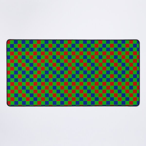 Item preview, Red Blue and Green Checkered Pattern Design designed and sold by PatternTitan.