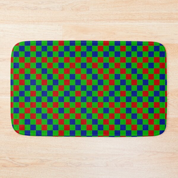 Item preview, Red Blue and Green Checkered Pattern Design designed and sold by PatternTitan.