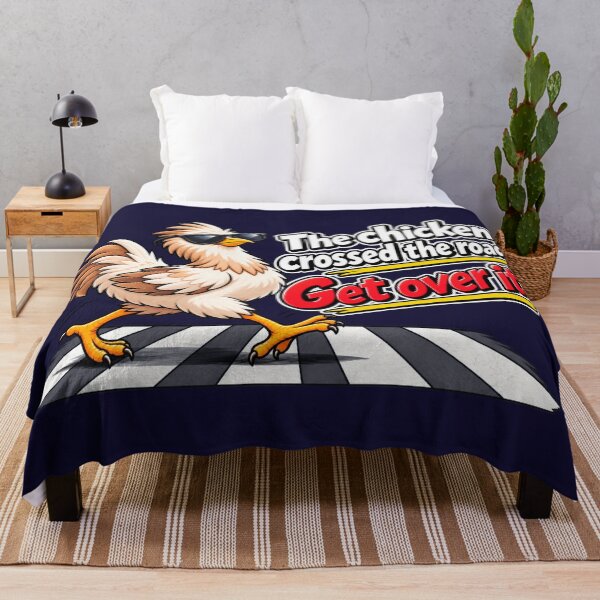 Item preview, the chicken crossed the road - get over it! designed and sold by LaffinLair.