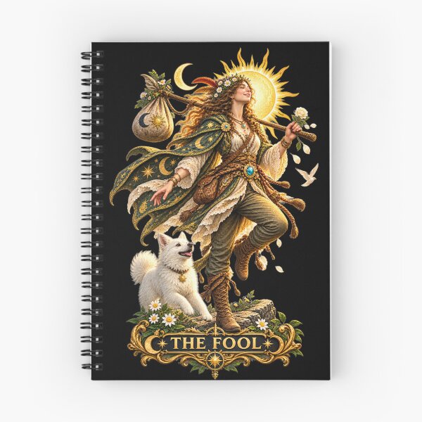 Item preview, The Fool Tarot, Witchy Celestial, Major Arcana, Spiritual Tarot, New Beginnings Gift designed and sold by LintonGriffin.