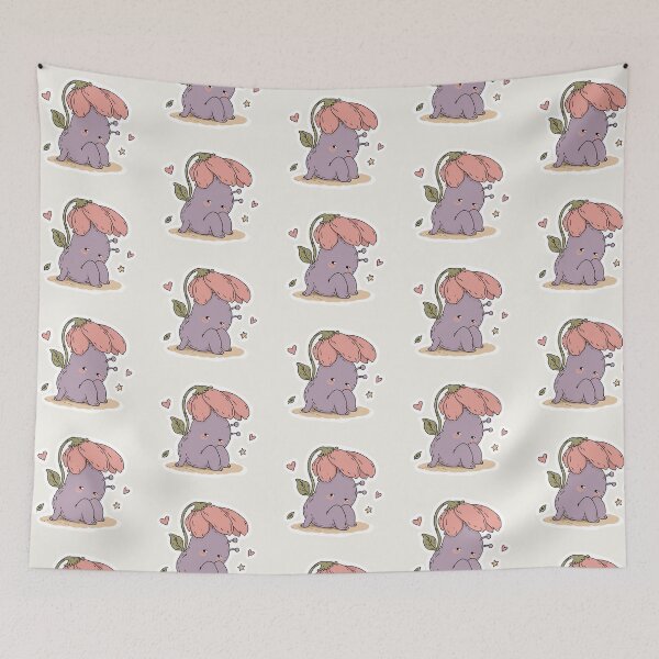 Item preview, shy flower creature designed and sold by Tussy-shop.