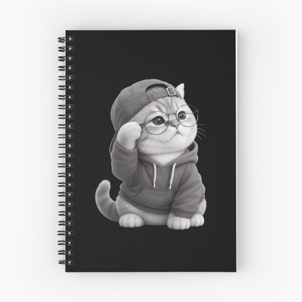 Item preview, Monochromatic Cat with Bandana Portrait designed and sold by Dmo3HarkoArt.
