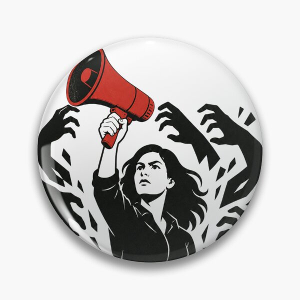 Item preview, Break The Silence - Feminist Protest Art & Anti-Harassment Empowerment designed and sold by SVox.