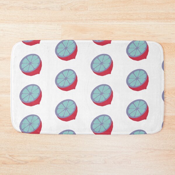 Item preview, Blue & Red Lemon Citrus Slice - Colourful Fruit Illustration designed and sold by iampaulmorris.