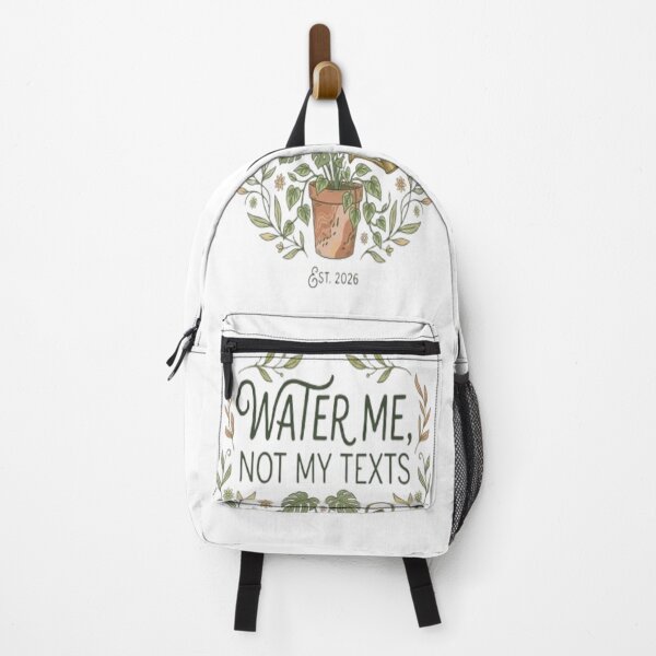 Item preview, Water Me Not My Texts Funny Plant Lover Tote Bag designed and sold by ArtsyElegance4U ⭐⭐⭐⭐⭐.