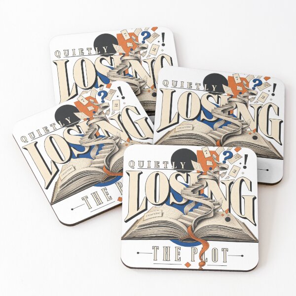 Item preview, Quietly Losing the Plot Funny Book Lover Reading Design designed and sold by Trendy-Artistry.