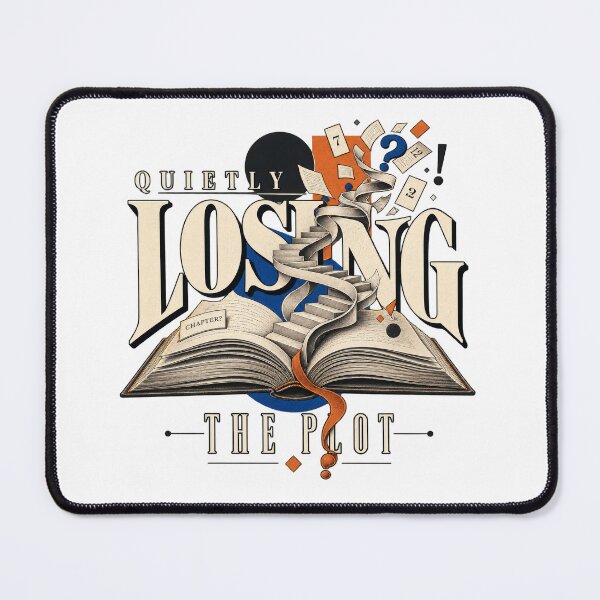Item preview, Quietly Losing the Plot Funny Book Lover Reading Design designed and sold by Trendy-Artistry.