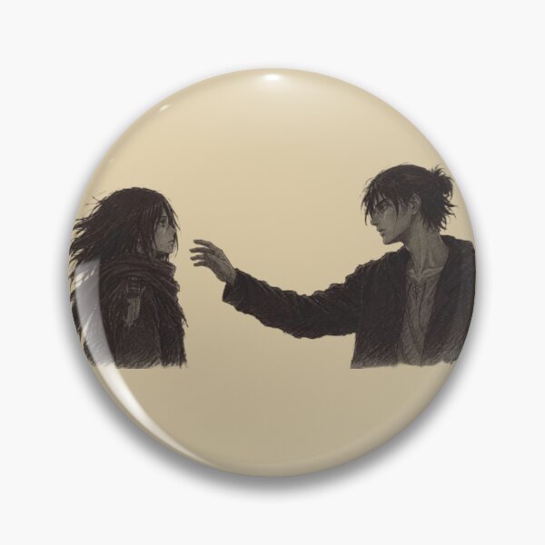 Item preview, Eren and Mikasa Tragic Anime Sketch Art designed and sold by Zappylane.